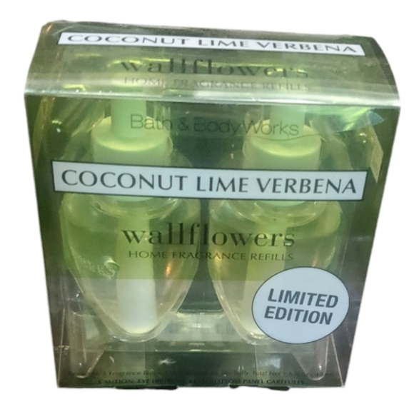Bath & Body Works Wallflower Refills Ltd Edition Coconut Lime Verbena - Picture 1 of 4